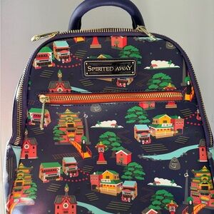 Loungefly Spirited Away Landmarks Backpack - Multicolor